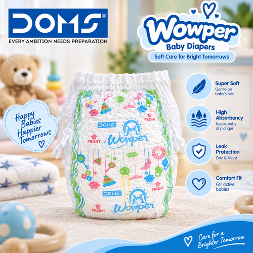 Doms Wowper Baby Diapers-75 Diapers S & XXL (Loose Pack)