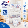Little Angle Baby Diapers- Pack of 2 l 150 Diapers (Loose Pack)