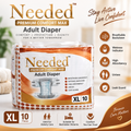 Needed Premium Comfort Max Adult Diaper -10 pieces