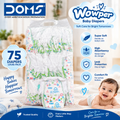 Doms Wowper Baby Diapers-75 Diapers S & XXL (Loose Pack)